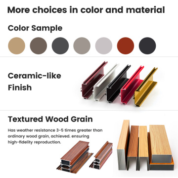 Aluminum Casement Window Tempered Glass Heat Insulation