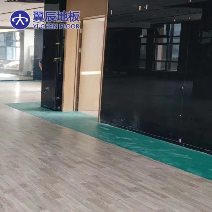 Gymnastics Gray Vinyl Floors Foam Vinyl Carpet