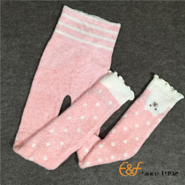 깃털 원사 Childrastic 니트 긴 Pantsen 따뜻한 엘