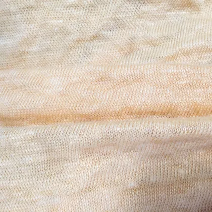 Natural fiber knitting linen jersey fabric