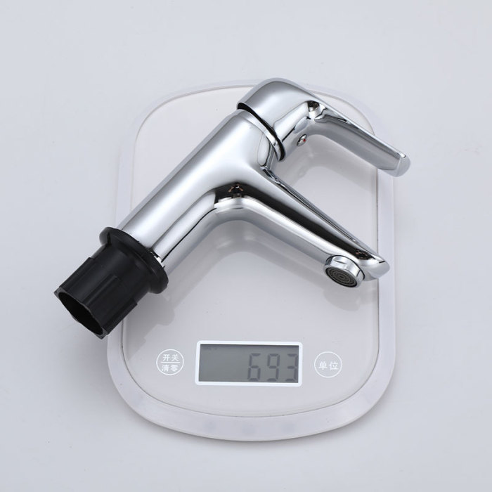 Sleek 35mm Electroplated Basin Faucet Design