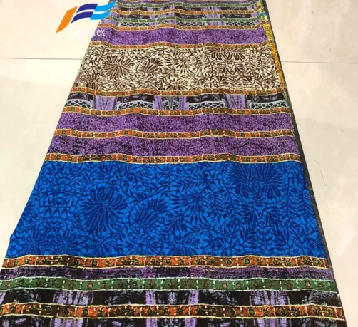 100% Polyester Digital Printed Abaya Nida Dress Fabrics