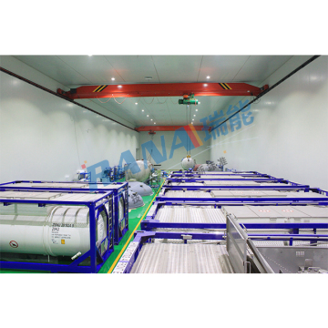 PTFE ISO tank equipment for sulfuric acid storage