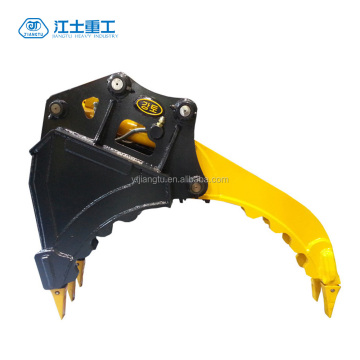 Excavator Grapple Bucket for Rock Thumb Operations