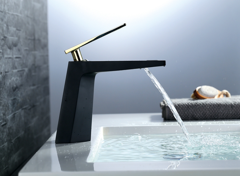 Black Basin Faucet for Bathroom