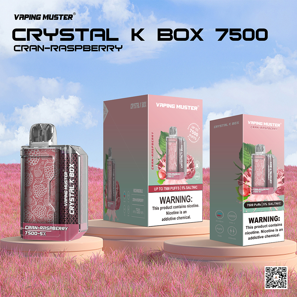 Crystal K Vape Box 7500 Puffs