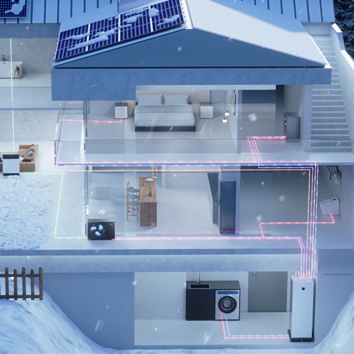 R290 Air Source Hydraulic Module Heat Pump