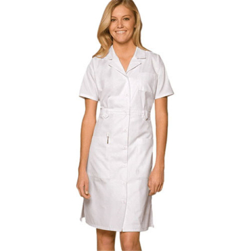 100% Cotton white doctor's uniform lab coat hospital uniform doctor gown