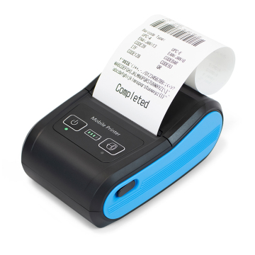 Przenośna drukarka termiczna Bluetooth 58 mm na urządzenia z Androidem i iOS