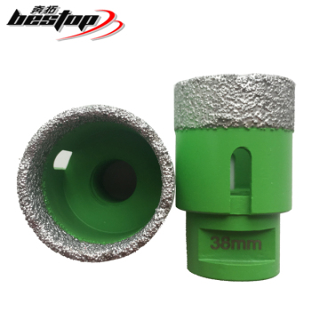 Custom D32mm Vacuum Brazed Diamond Drill Bit for Ceramic Tile - OEM Supported