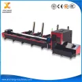 Automatic Two-Chuck CNC Fiber Laser Tube Pipe Cutting Machine