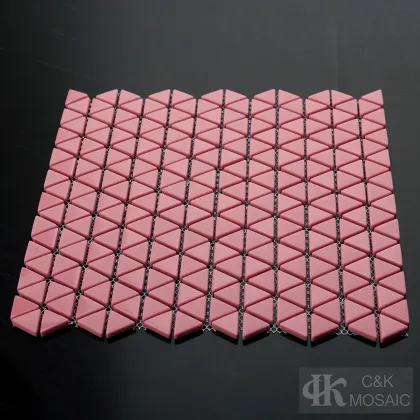 Red Glass Mosaic Wall Tiles