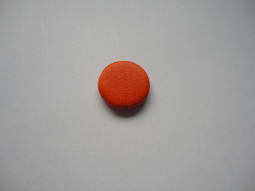clarinet pads with orange-red leather