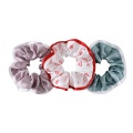 Conjunto de pequenos scrunchies de alta qualidade de seda