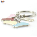 Metal promotional keyring with custom logo