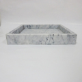 Vassoio base quadrato in marmo