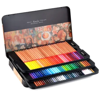 Marco Assorted Multi Art Drawing 120 Coloring Pencil Set