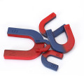 High quality red/blue alnico horseshoe magnet