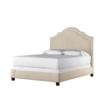 Antique Style Luxury Carved Wood Bed - Double Carved Solid Wood Bed