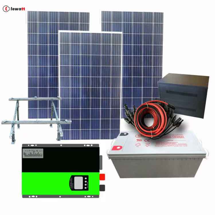 20kw with battery storage industrial use solar system