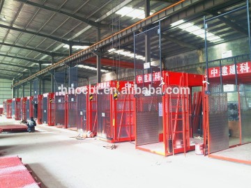 double cage construction hoist for man and material SC200/200D