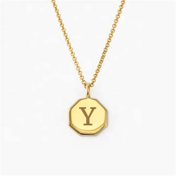 IYWU ACEON Stainless Steel Geometric Charm Pendant