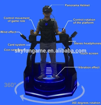 Virtual reality simulation coin operated standing vr shooting games