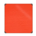 Hög kvalitet orange presenning storlek 6&#39;X8 &#39;