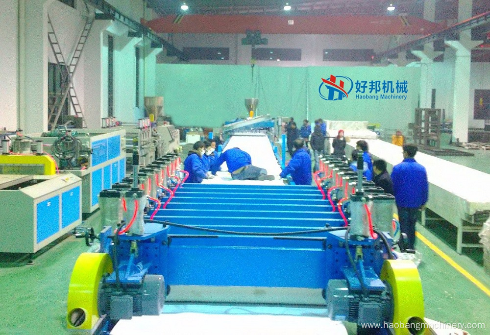 WPC foam sheet extrusion production line