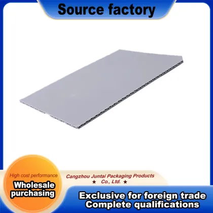 Plastic hollow sheet divider