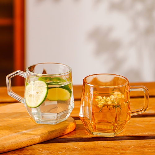 Xícaras de café de vidro personalizadas e xícaras
