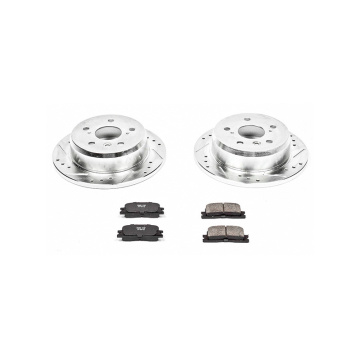 US อันดับสูงสุดของ US POWERSTOP ชุดเบรคด้านหลังและชุดระบบเบรกดิสก์ K2418 สำหรับโตโยต้า
