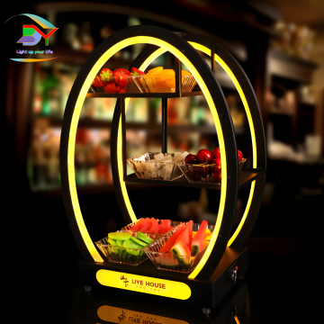 Luminous LED Fruit Plate for Halloween & New Year