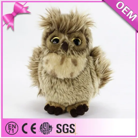 OEM new design comfortable fluffy owls stuffed toys for sale
