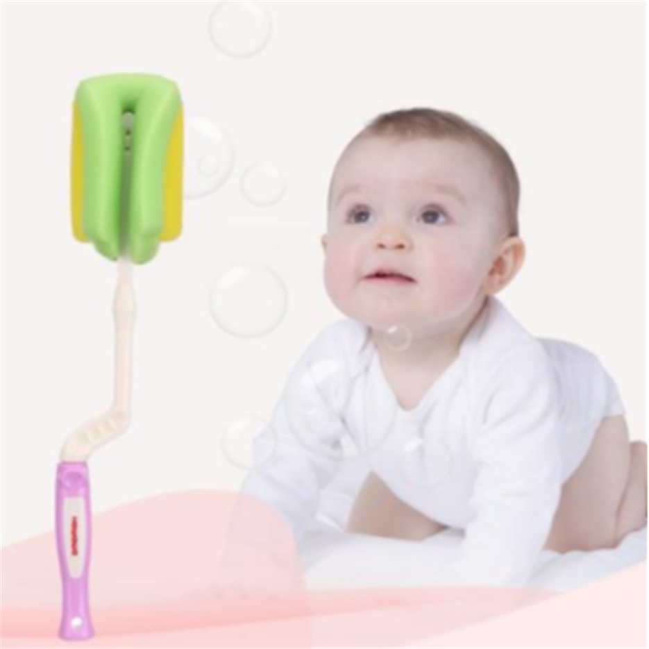 Sponge Feeding Bottle Brush &amp; Nipple Brush Set