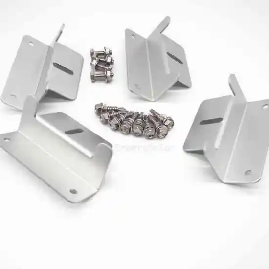 Black Carbon Steel Z-Mount Mid Clamp Nut for Solar Panel Roof Installation