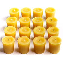 Healthy Sustainable Catholic Beeswax Votive Candles Bulk