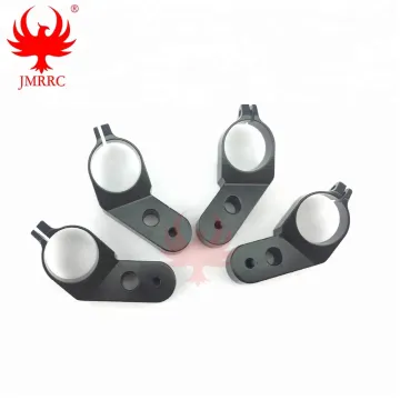 CNC Aluminum Alloy Tank/Landing Skid Joint Module (OD 18mm/L/R/2pcs) For JMR-X1380S JMR-V1200HZ Drone Spraying Gimbal Part