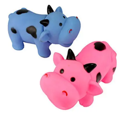 N297 hot vinyle scream cattle toys for venting