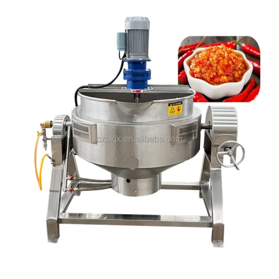 100 Liter Steam Heated Boilers for Fish Curry Cooking and Chili Sauce Mixing