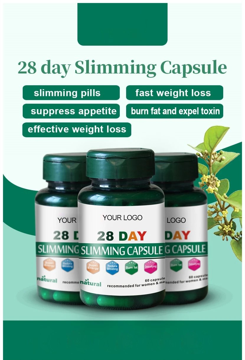 OEM/ODM Vegan Weight Loss capsules herbal supplements natural extract women fat burning slimming capsules