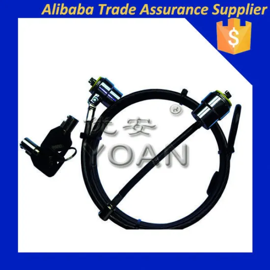 2017 trending products the two head cable lock for tablet/desktop/ ipad 2/3/4