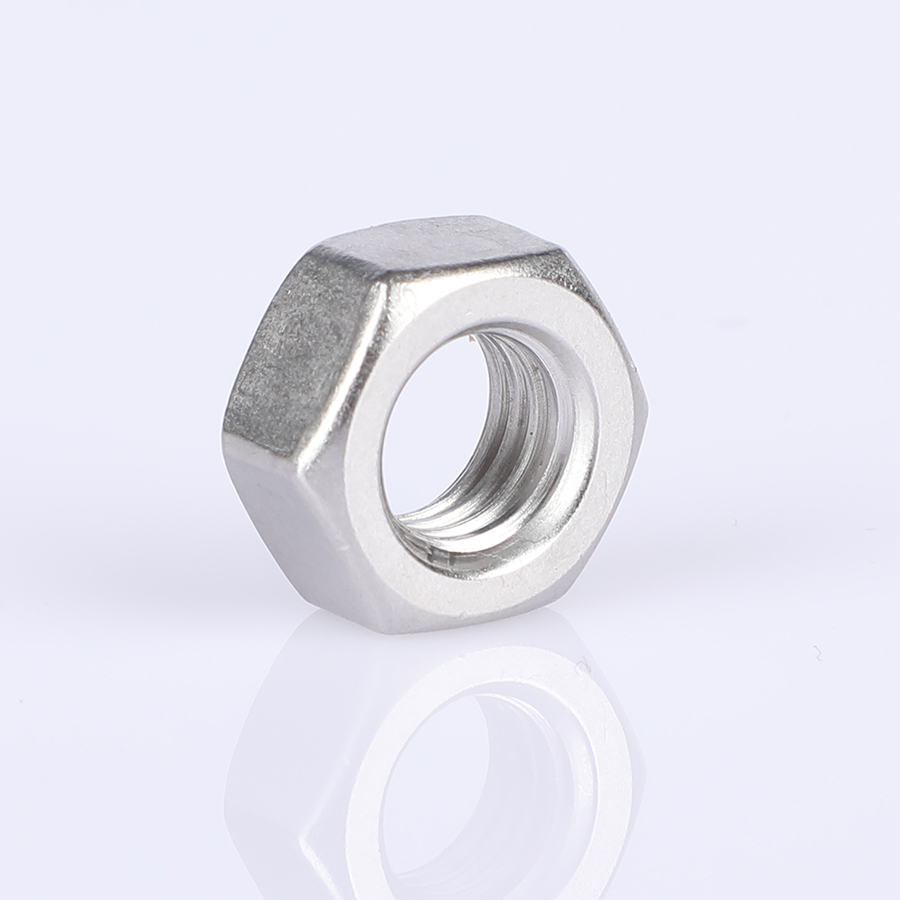 Stainless steel hexagonal nuts (10)