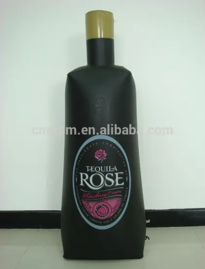 OEM giant inflatable champagne bottle for advertising