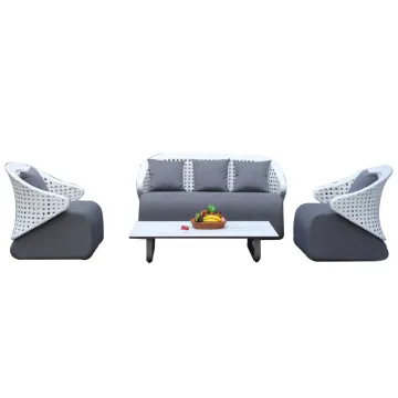 Outdoor Furniture 3 Seaters Rattan Wicker Sofa
