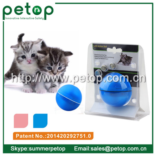 Dongguan Plastic Interactive OEM LED Cat Ball Toy