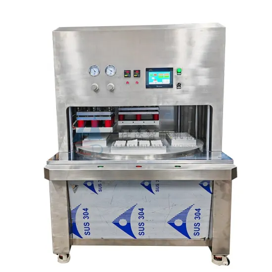 Automatic Round Rotary PETG Blister Tyvek Paper Hot Sealing Machine for Medical Device Packaging