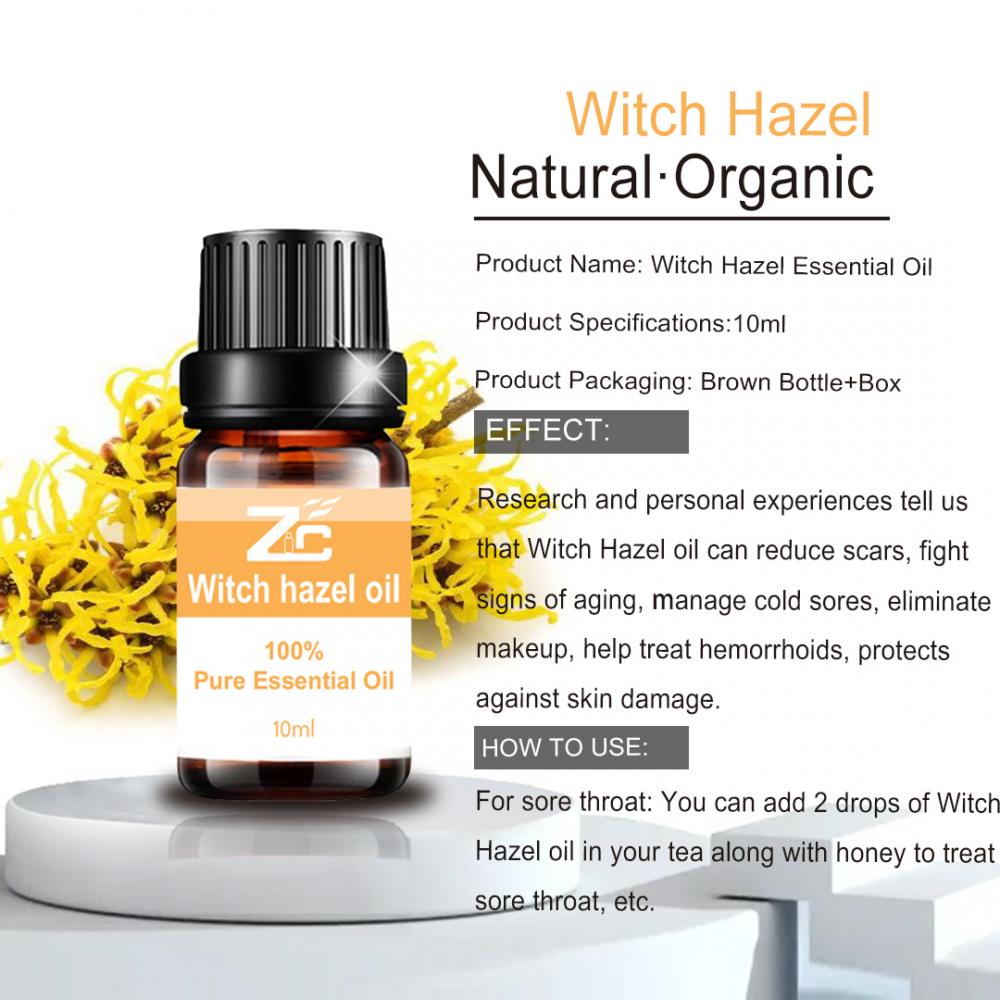 Pure Witch Hazel Oil Therapeutic Grade for SkinCare