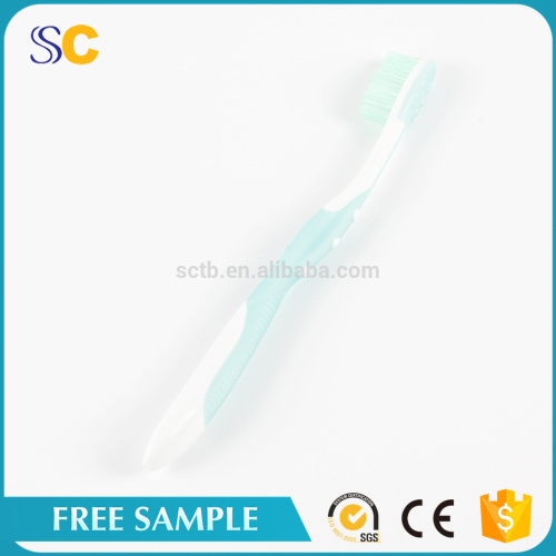 High quality plastic brand name adult toothbrush for home using