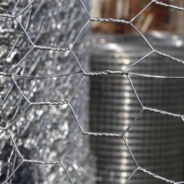 Grillage hexagonal électro-galvanisé pour clôtures de volaille